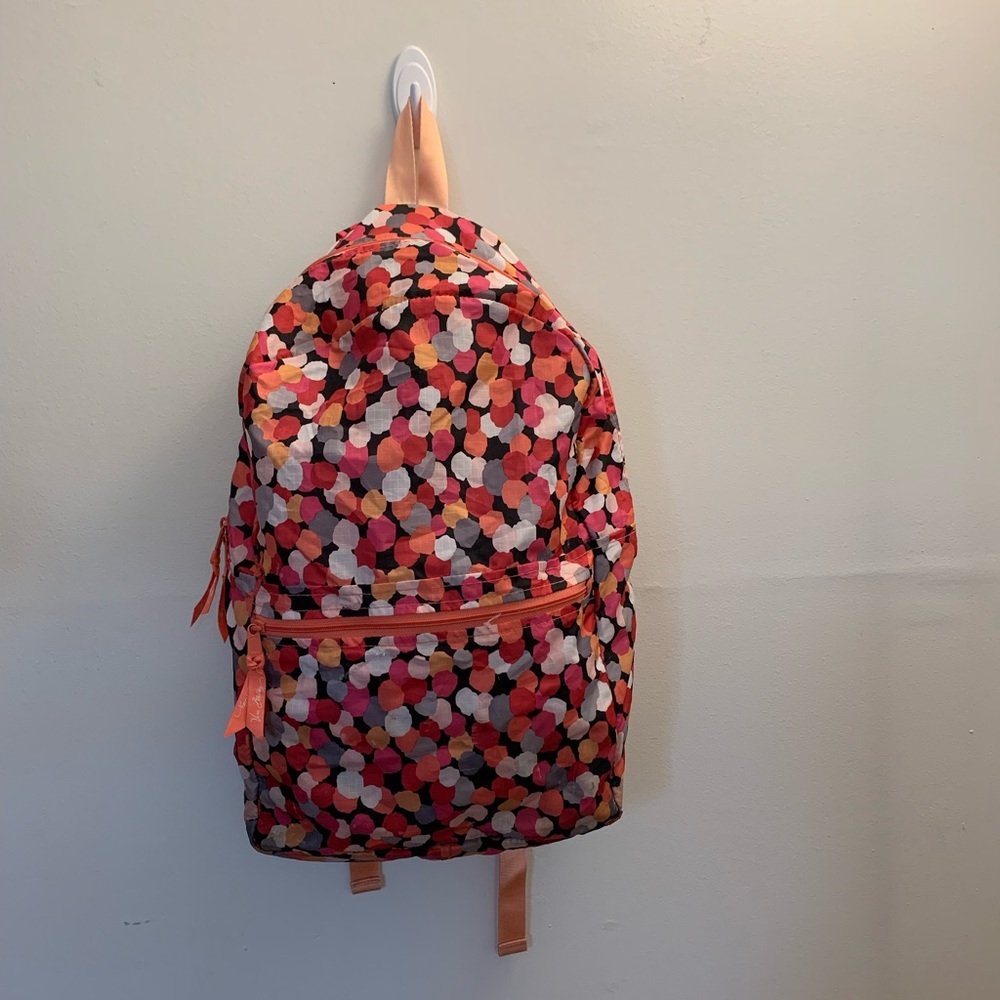 Vera Bradley water resistant packable backpack